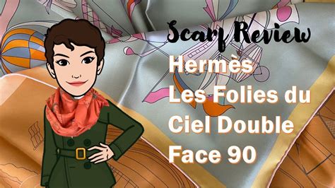 Scarf Review: SS2022 Hermès Les Folies du Ciel Double